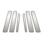 Chrome Pillar Post Covers 6pc Replacement for Mercedes GLK (2010–2015)