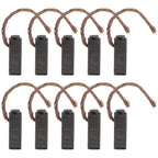 Set of 10 Carbon Brushes for Motor Maintenance
