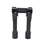 Black 6'' Pullback Handlebar Riser for Harley Dyna M8 Softail Street Bob (2018-2021)