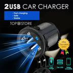 Dual Output USB Power Splitter for Cars and Boats
