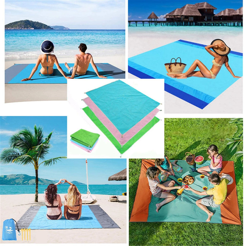Oversized Lightweight Beach Mat for Picnic Travel Camping Hiking
