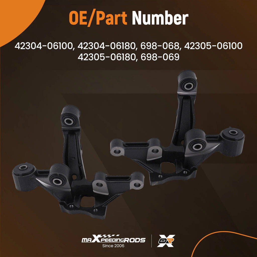 Rear Steering Knuckle for Toyota Solara (2004–2008) w/Ball Joint Black