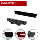 2Pcs Smoked Lens Rear LED Bumper Side Marker Lights for Ford Mustang (1999–2004)