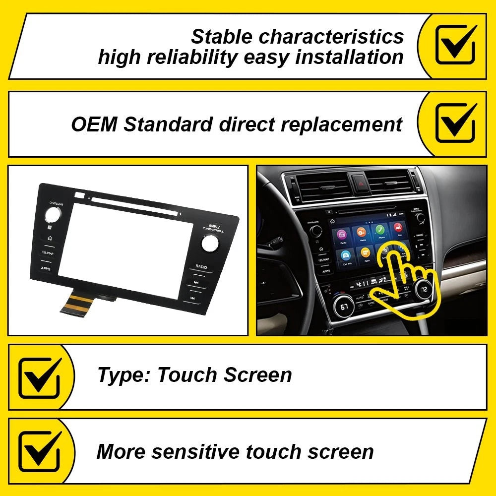 Touch Screen Digitizer for Subaru Legacy Outback (2018–2019)