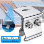 1pc Stainless Steel Anodizing Fixing Clamp for Roof Solar Panel and Boat