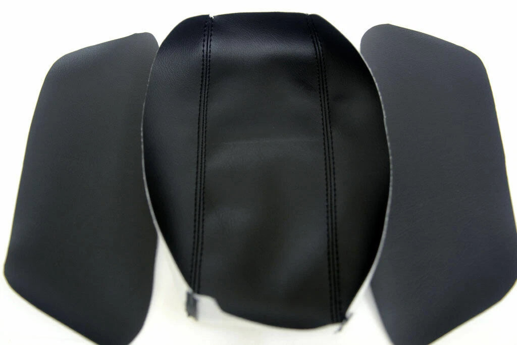 Center Console Lid Armrest Cover for Hyundai Azera (2006–2011) Black PVC Leather