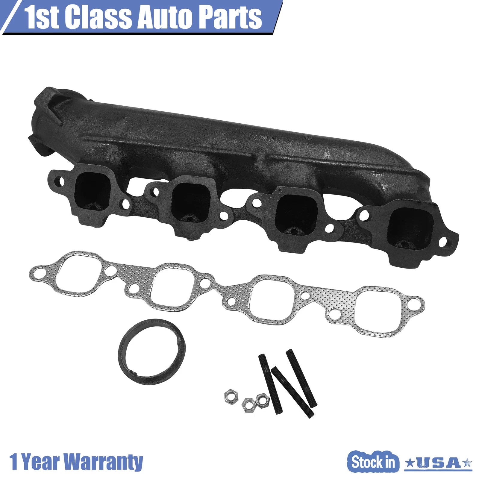 Right Exhaust Manifold for Chevrolet Bel Air Blazer GMC Suburban (1967–1991)