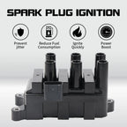 Ignition Coil Pack for Ford Mazda Mercury V6 (FD-498 DG485 C1312 5C1124)
