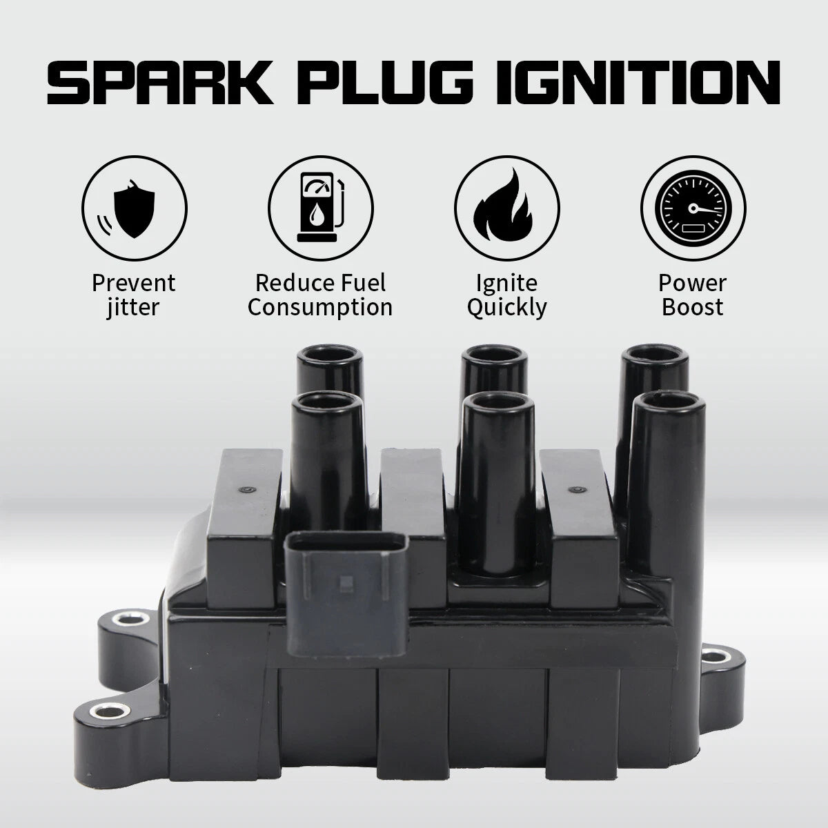 Ignition Coil Pack for Ford Mazda Mercury V6 (FD-498 DG485 C1312 5C1124)