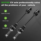 Pair of CV Axles for Polaris Ranger 800 (2013–2014)