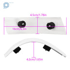 Set of 2 Roof Side Moldings for Ford Super Duty (1999–2007) Oxford White
