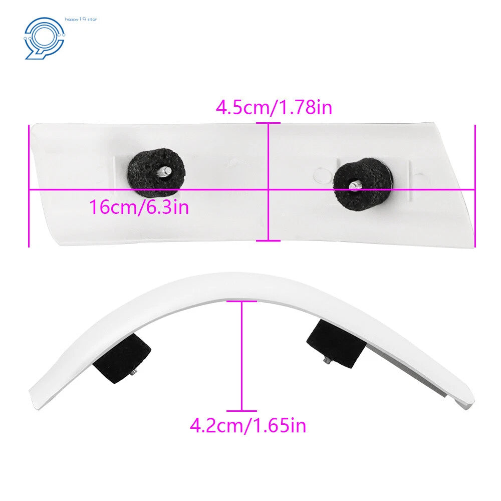 Set of 2 Roof Side Moldings for Ford Super Duty (1999–2007) Oxford White