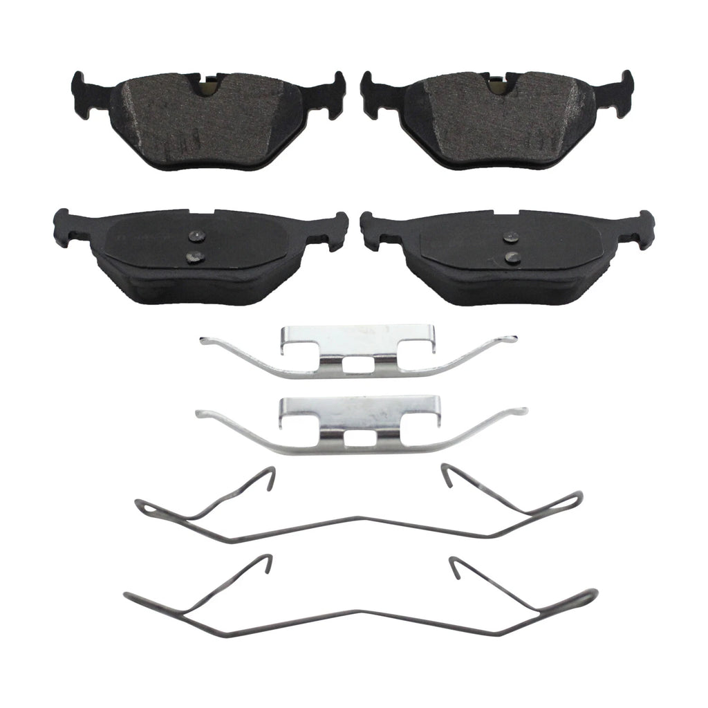 Set of 4 Bosch QuietCast Rear Ceramic Brake Pads for BMW E36 E46 Saab 9-5 (1992–2006)