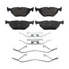 Set of 4 Bosch QuietCast Rear Ceramic Brake Pads for BMW E36 E46 Saab 9-5 (1992–2006)