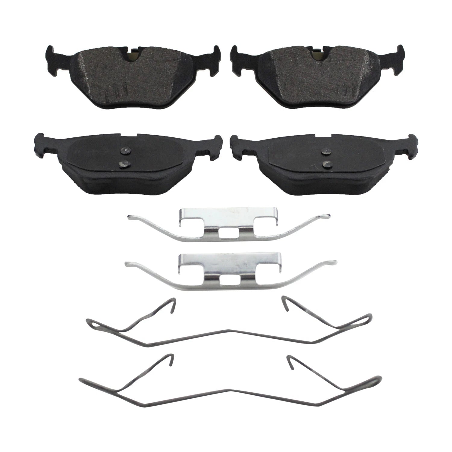 Set of 4 Bosch QuietCast Rear Ceramic Brake Pads for BMW E36 E46 Saab 9-5 (1992–2006)
