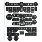 Stickers Repair Decal Button for Car Interior Accessories