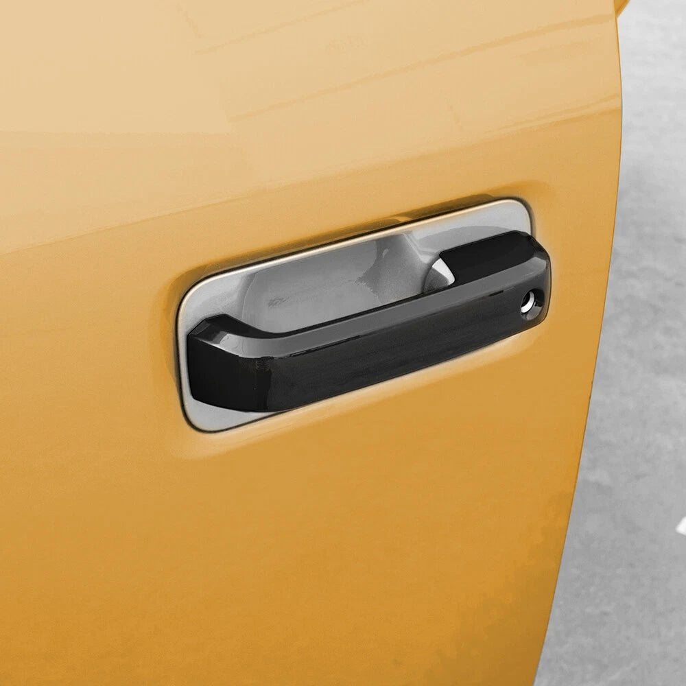 Set of 4 Door Handle Covers for Ford F150 F250 F350 (2015–2022) Glossy Black