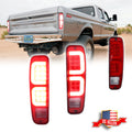 Set of 2 Red LED Rear Tail Lights for Ford E150 F150 250 350 Bronco (74–91)