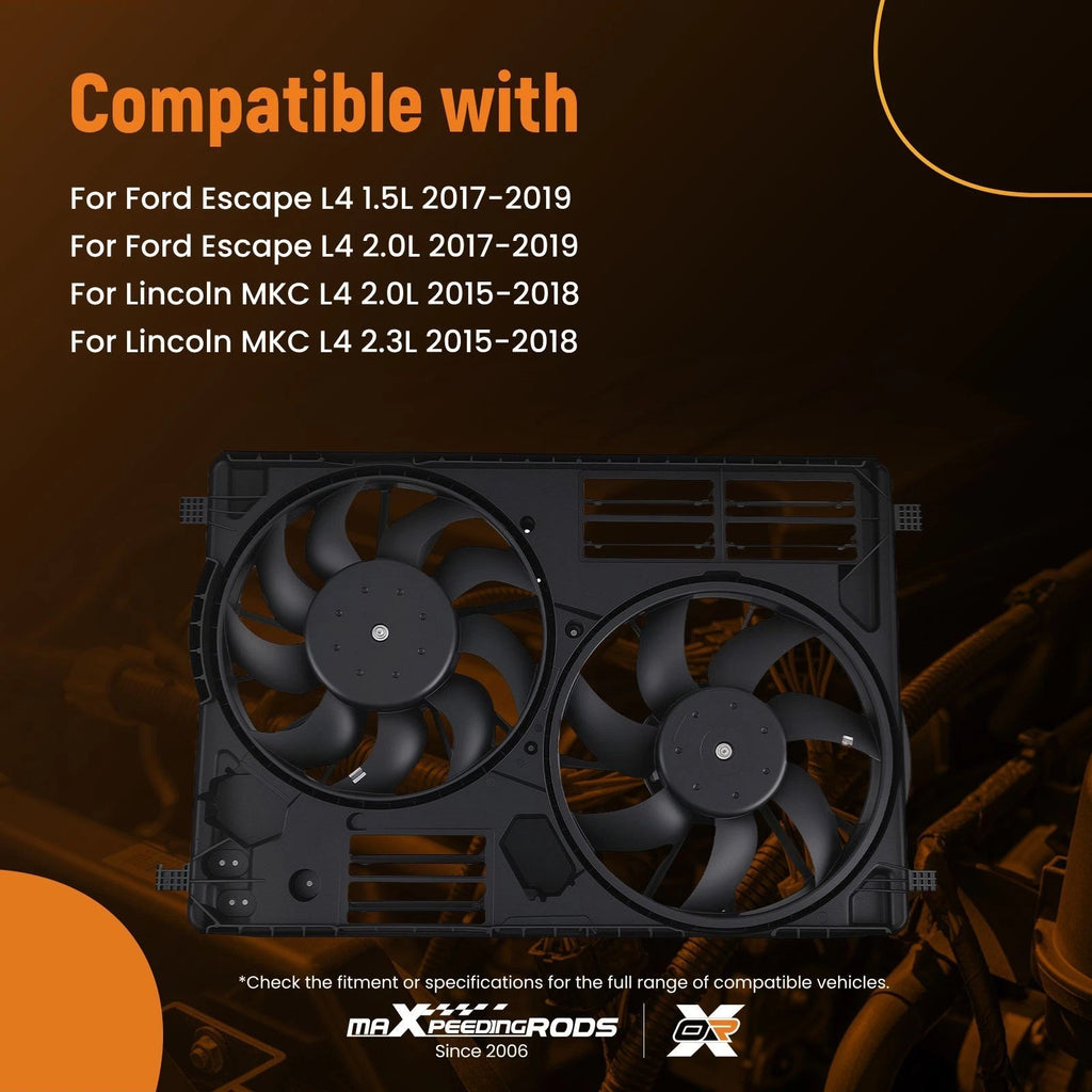 Electric Radiator Cooling Fan for Ford Escape and Lincoln MKC (2015–2019)
