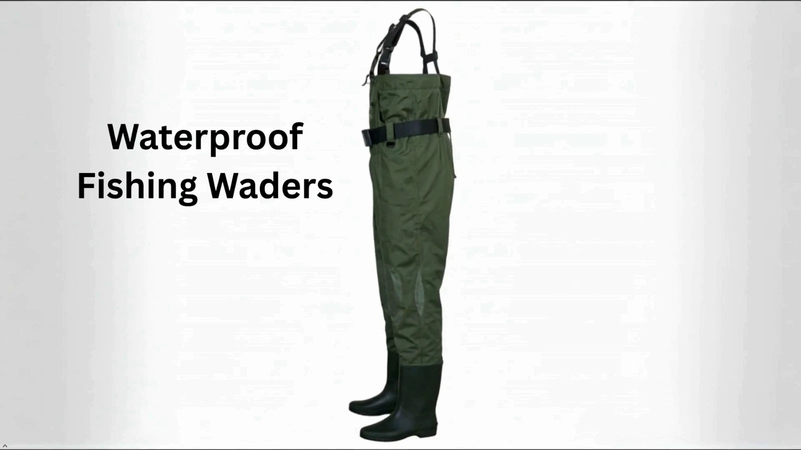 Chest Waders for Savvycraft (700D Nylon PVC) Waterproof Bootfoot Green