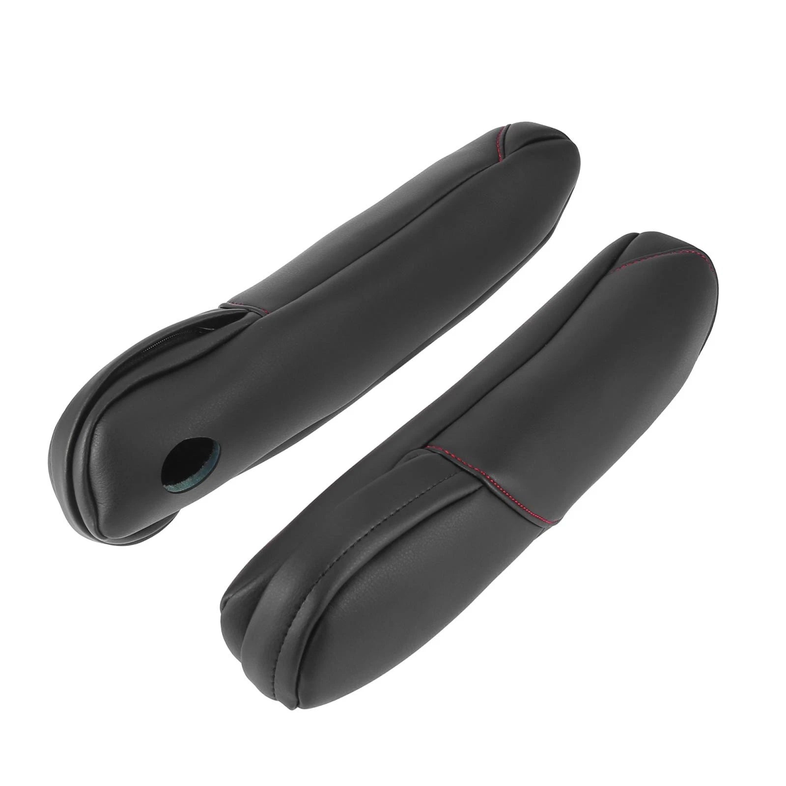 Pair Front Seat Armrest Covers for Honda CR-V (2010–2011) Black Red Line