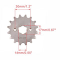 17mm 16T Front Sprocket Cog for 50 70 110 125 150cc Dirt Pit Bike ATV