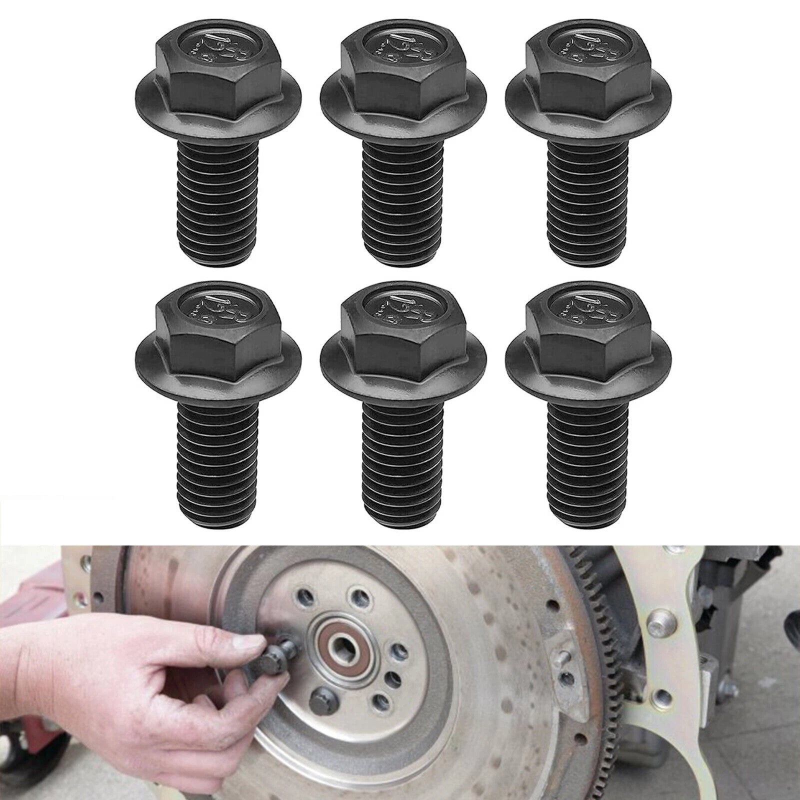 Transmission Flywheel Flexplate Bolts Kit for LS Engines (LS1 LS2 LS3 4.8 5.3 6.0)
