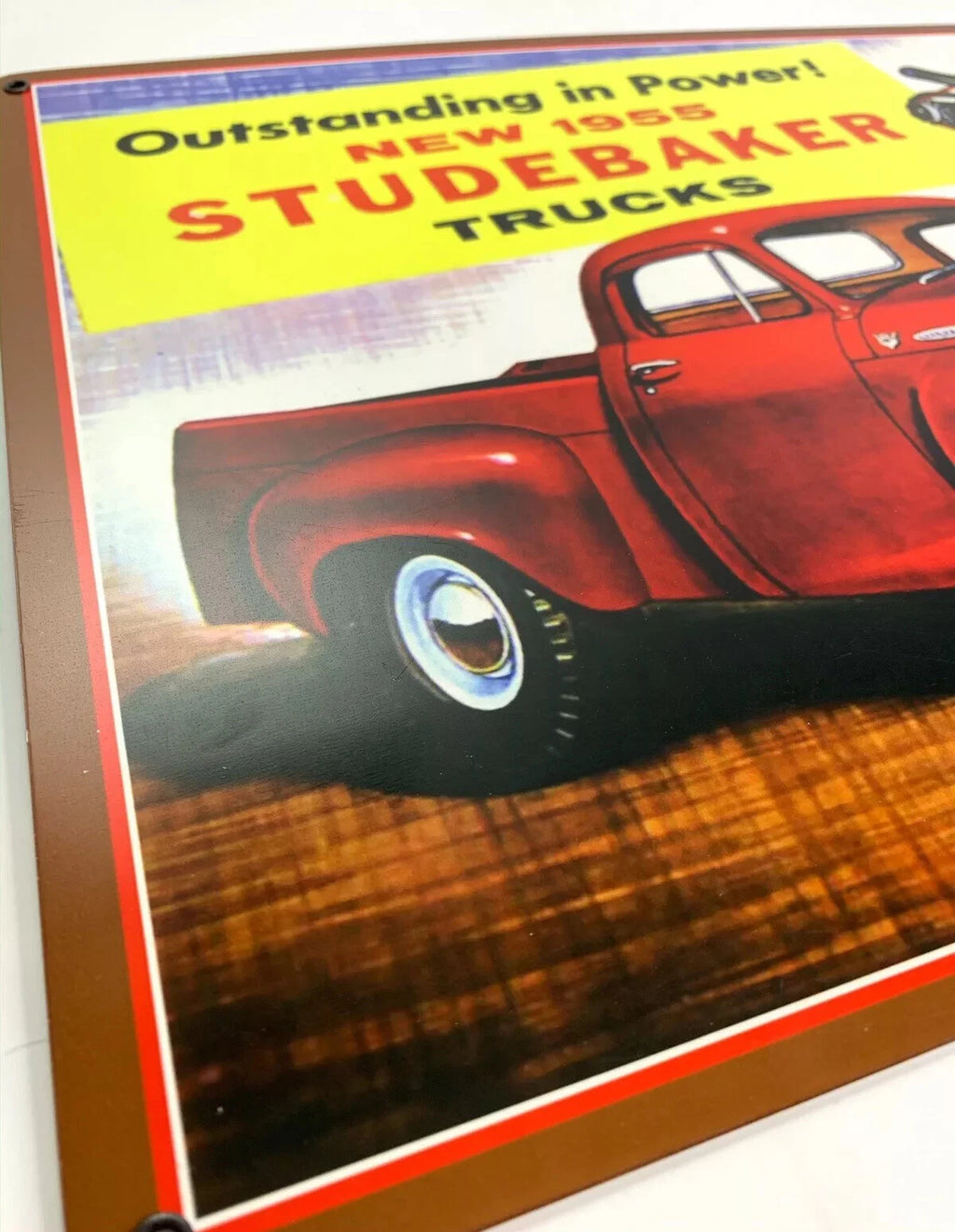 Metal Sign Replacement for Studebaker Truck 1955 (18 x 12)
