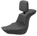 SADDLEMEN Tour Step-Up Seat for Harley FLSB/FXLR (2018–2023)