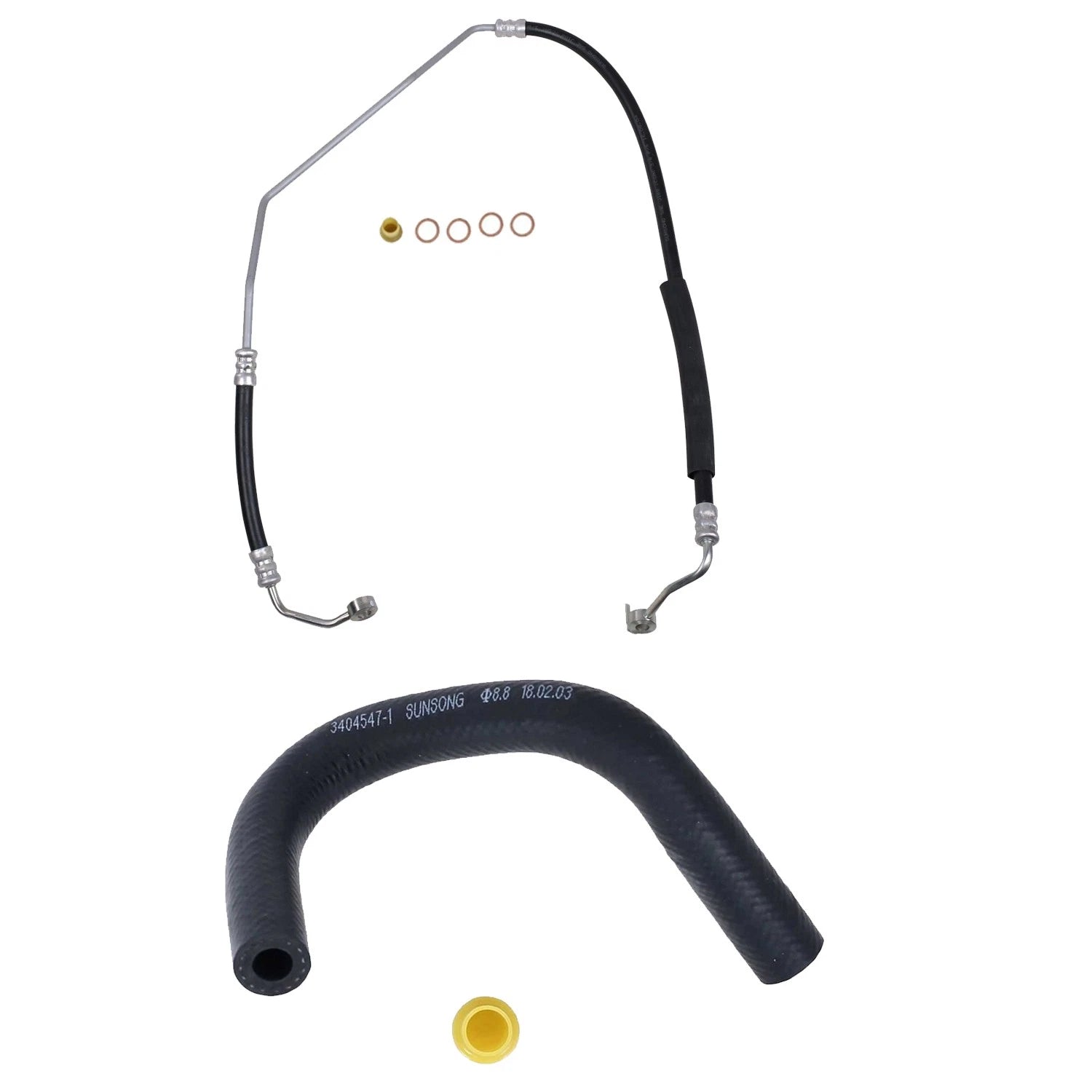 Sunsong Power Steering Pressure & Return Line Hose Kit for Mazda 6 (2012)