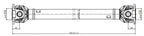 Front Propeller Drive Shaft for BMW X3 (2006) 936-304