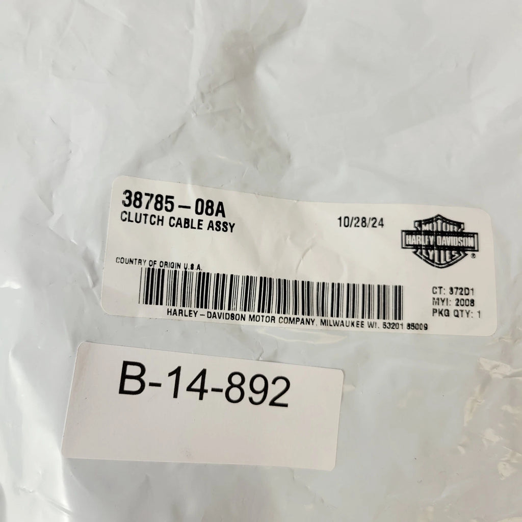 Clutch Cable for Harley-Davidson Dyna (2008–2017) 38785-08A OEM