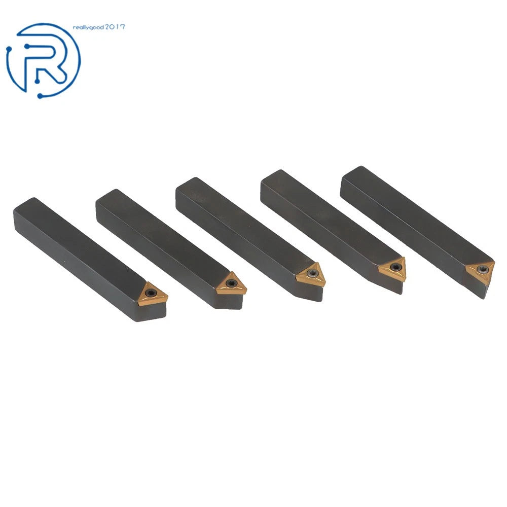 Set of 5 Carbide Inserts for Lathe Turning Tool Holder