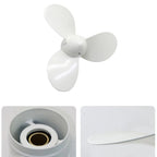 8 Inch Aluminum Alloy Propeller for 4HP & 6HP Outboard Motor