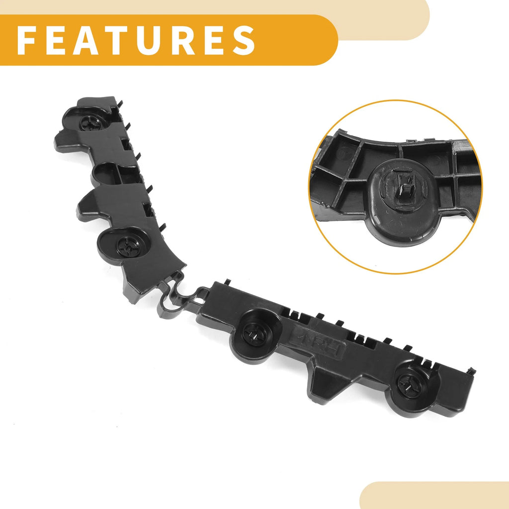 RH Side Rear Bumper Support Bracket for Nissan Altima (2019–2020) 1 Pc Black ABS