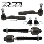 6pc Front Tie Rod End Lower Ball Joint Kit for Lexus Toyota