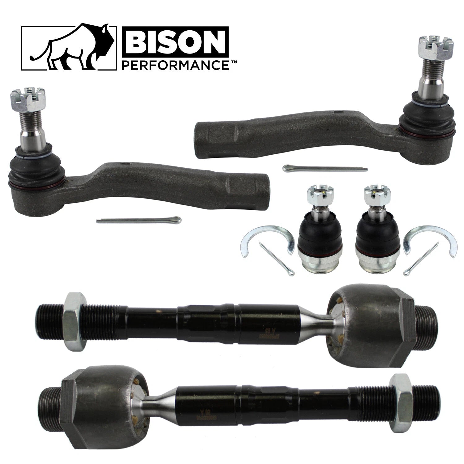 6pc Front Tie Rod End Lower Ball Joint Kit for Lexus Toyota
