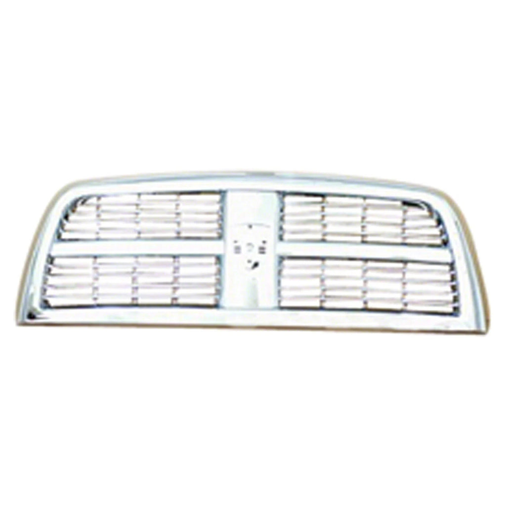 Replacement Chrome Plastic Front Grille (See compatibility Chart)