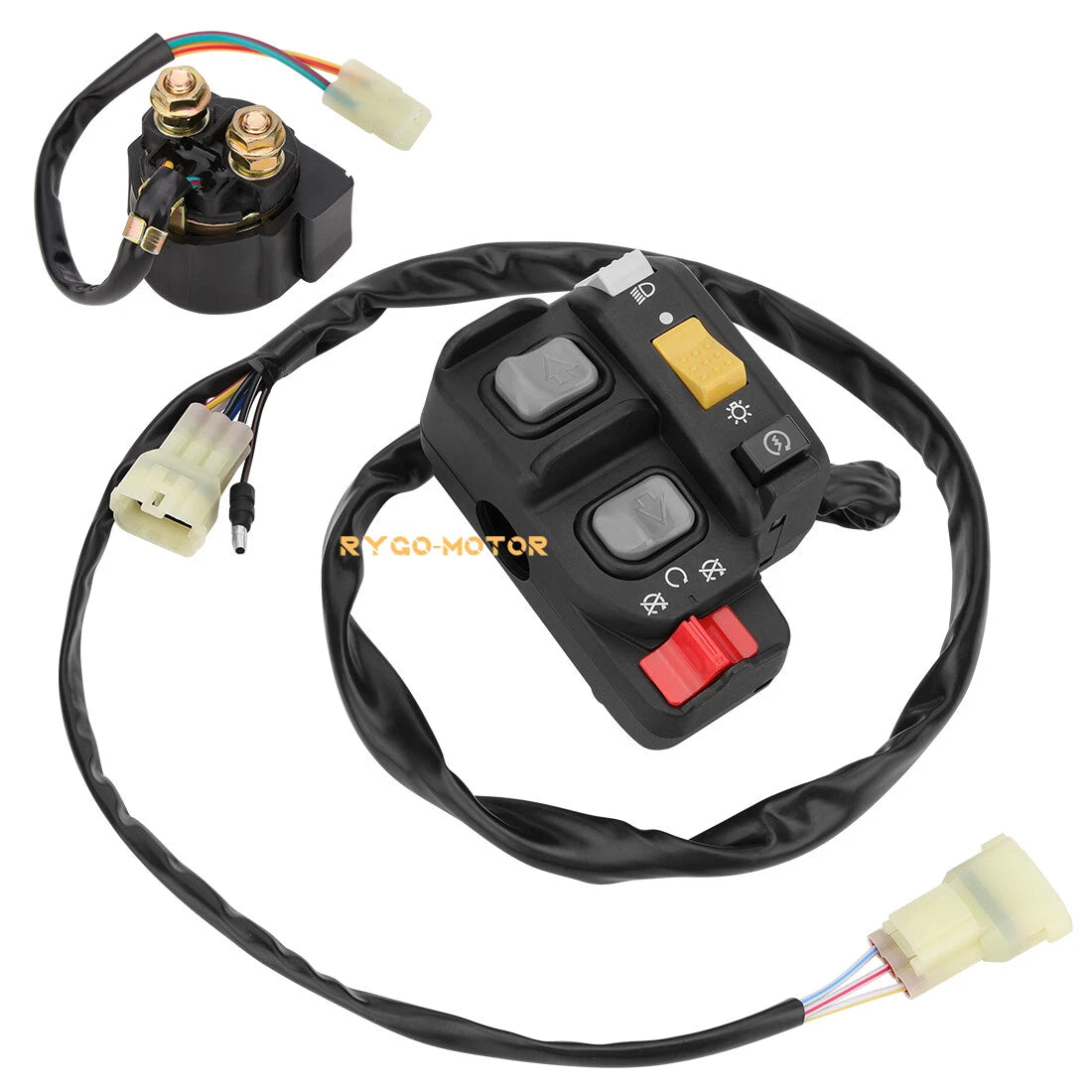 Handlebar Switch & Starter Relay Switch for Honda Foreman 450 TRX450FE (1998–2004)