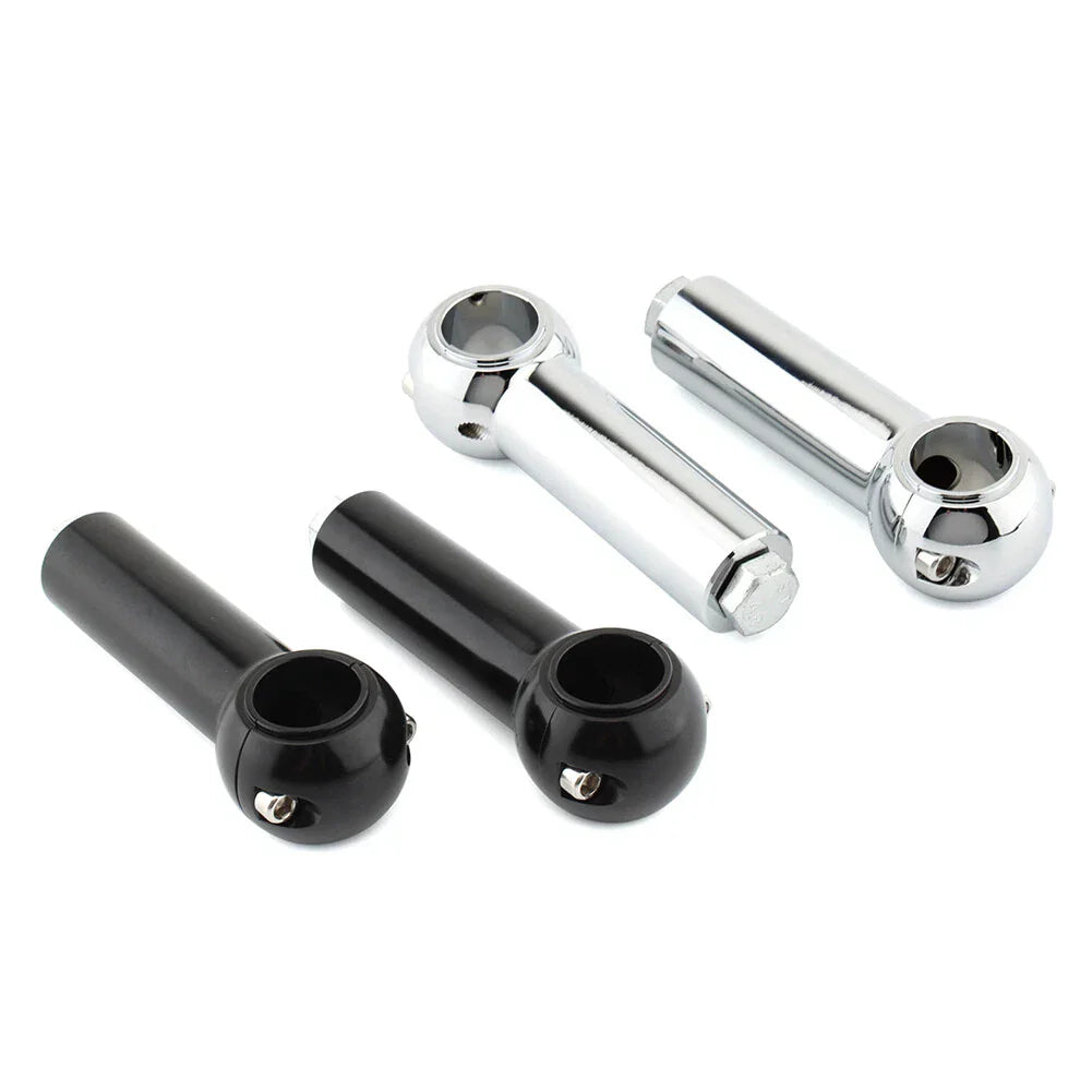 4" Handlebar Clamp Riser for Harley Davidson Cruisers  - Pair