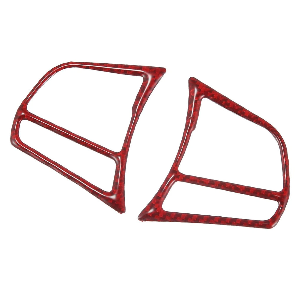 2X Steering Wheel Cover Trim Sticker Red for BMW 3 4 Series GT F30 (2014–2019)