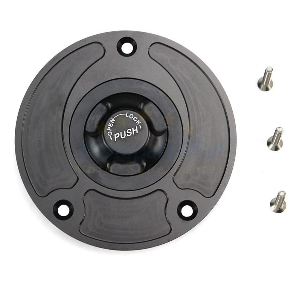 Keyless Fuel Gas Tank Cap Cover for Kawasaki ZX10R ZX14 (2006–2013)