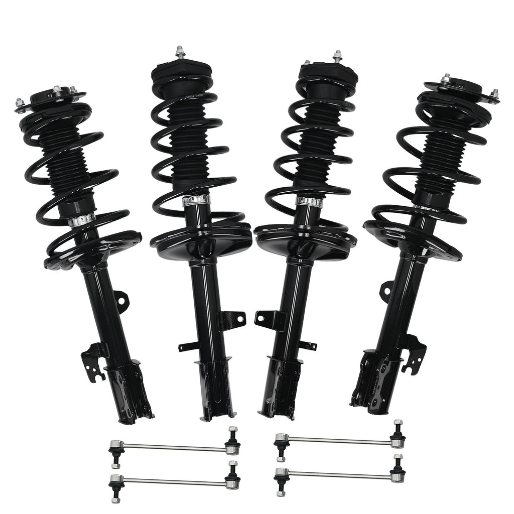 8pc Strut w/ Coil Spring Sway Bar for Toyota Highlander (2010–2011)