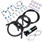 Universal 134a Air Conditioning Hose Kit with R-Ring, Fittings & Drier