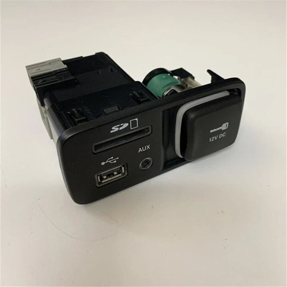 DC12V Media Center Console AUX USB SD for 2014-2018 Jeep Cherokee