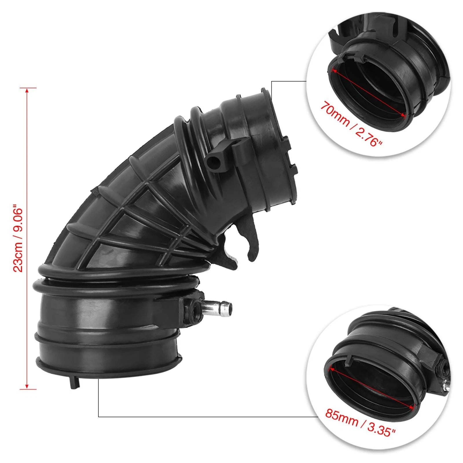 Rubber Air Intake Hose Boot for Acura RSX (2002–2006) & Honda CRV (2002–2004)