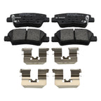 Set of 2 DuraGo Rear Rotors & Bosch QuietCast Pads for Optima (FWD)