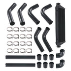 Universal Turbo Intercooler 27"x7"x2.5" & 2.5" Pipe Boot Couplers Kit