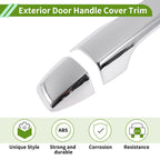 Exterior Door Handle Cover Trim for Mitsubishi Outlander (2022–2025) Silver Tone