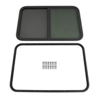 24" x 36" Vertical Sliding RV Window with Tempered Glass and Mesh Screen